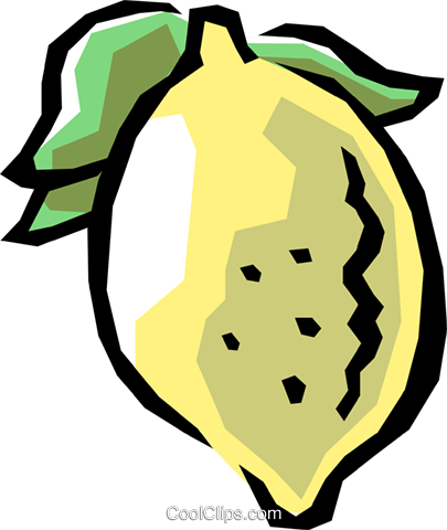 Lemons Royalty Free Vector Clip Art Illustration - Lemons Royalty Free Vector Clip Art Illustration (405x480)