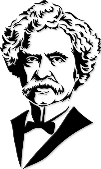 Mark Twain U201c - Mark Twain Clip Art (325x544)