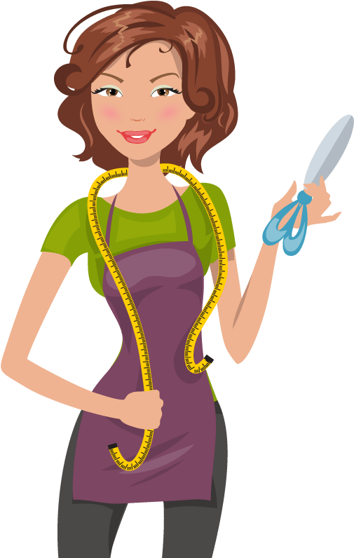 Tailor - Diseñadora De Modas Animada (840x840)