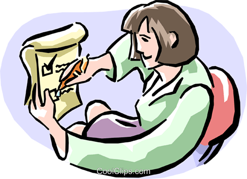 Checklist Royalty Free Vector Clip Art Illustration - Checklist Royalty Free Vector Clip Art Illustration (480x349)