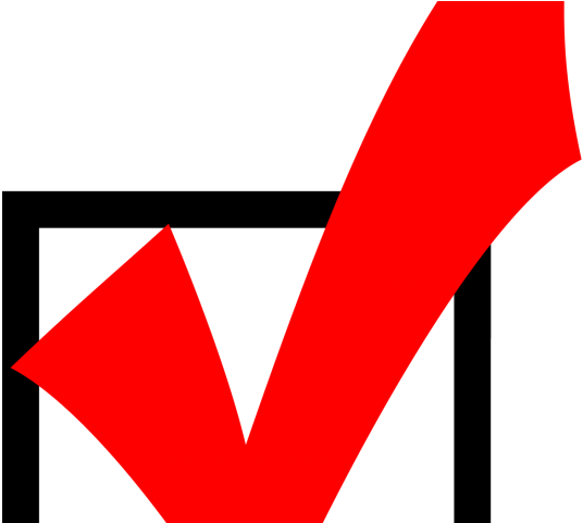 Overview Clipart Student Checklist - Transparent Box With Check Mark (640x480)