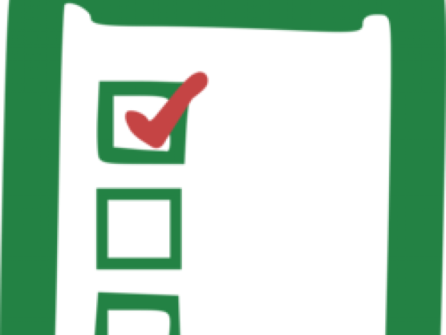 Computer Clipart Checklist - Checklist Clipart Png (640x480)