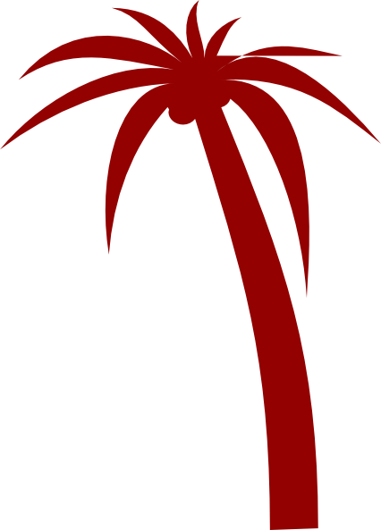 Palm Tree Clip Art Vector (426x593)