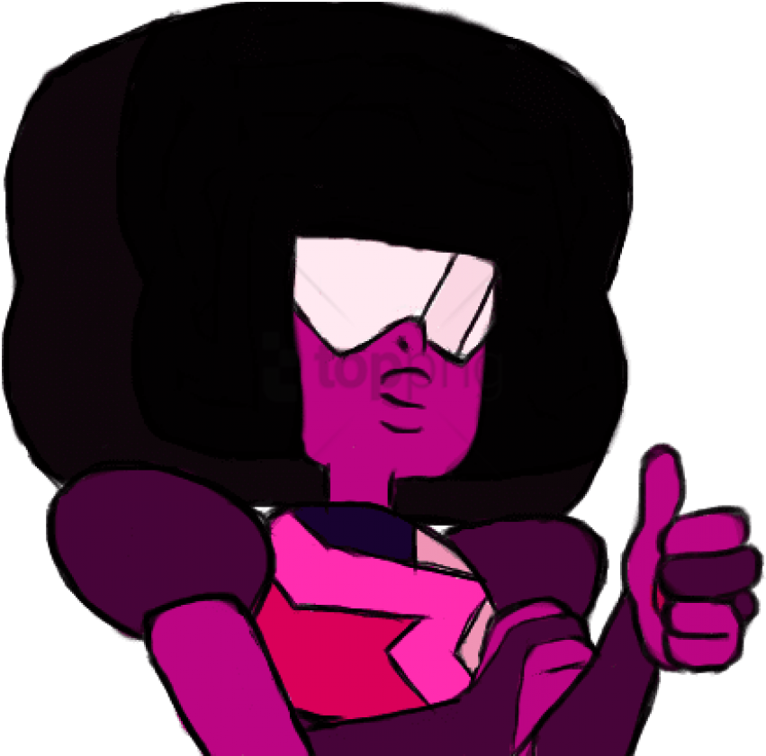 Free Png Garnet Thumbs Up Png Image With Transparent - Cartoon (851x840)