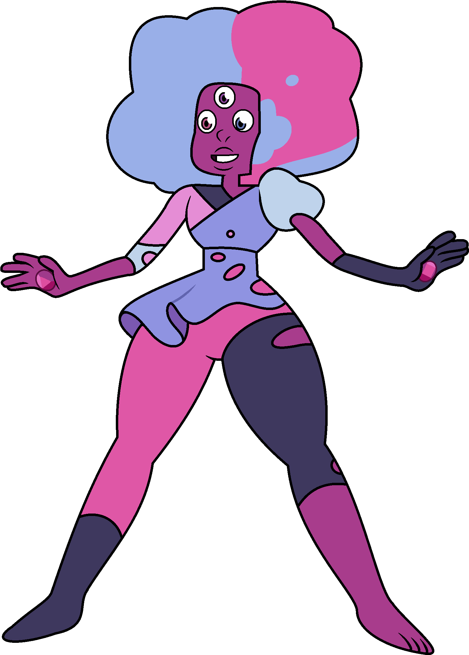 Clip Art Free Download Garnet Drawing Punk - Steven Universe Garnet Before (1562x2172)