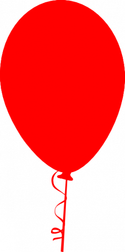 Red Balloon Clipart - Red Balloon Clipart Png (250x501)