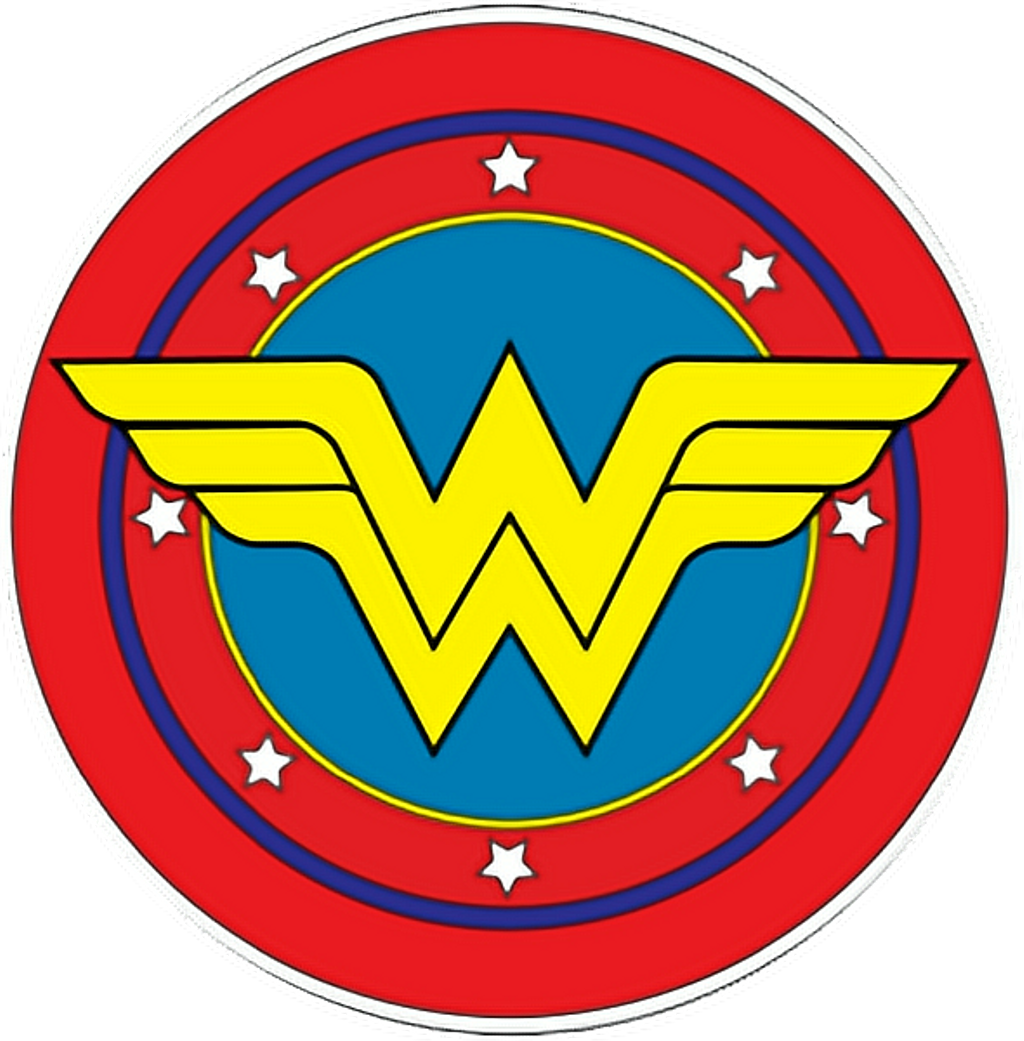 #wonderwoman #logo #superhero #amazonwarrior #warrior - Free Wonder Woman Logo (1024x1041)