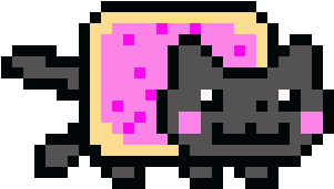 Nana Cat - Пиксель Арт Нян Кэт (540x380)
