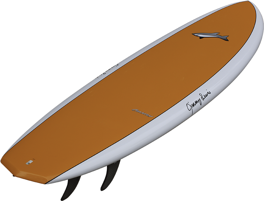 Jimmy Lewis Surfboards - Surfboard From The Side (900x685)