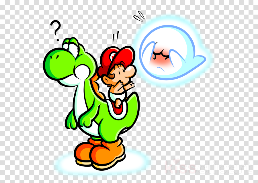 Mario Clipart Yoshi's Island Mario Bros - Yoshi Mario Baby (900x640)