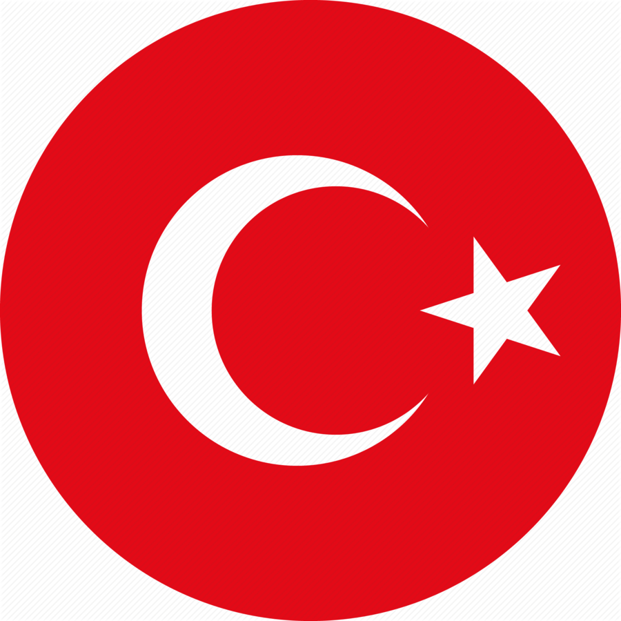 Turkey Flag Icon Flat (900x900)