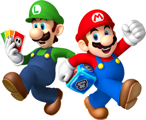 Mario And Luigi Png Transparent Mario And Luigipng - Mario Party Island Tour Luigi (490x402)