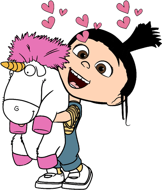 Despicable Me Clip Art Cartoon Clip Art - Despicable Me Unicorn Clipart (558x648)