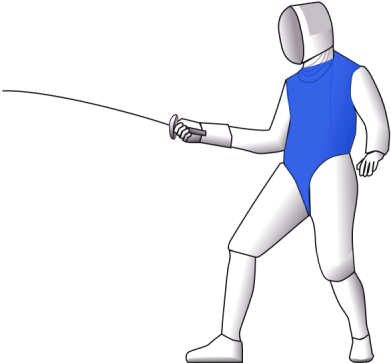 Foil Fencing Target - Fencing Foil (400x365)