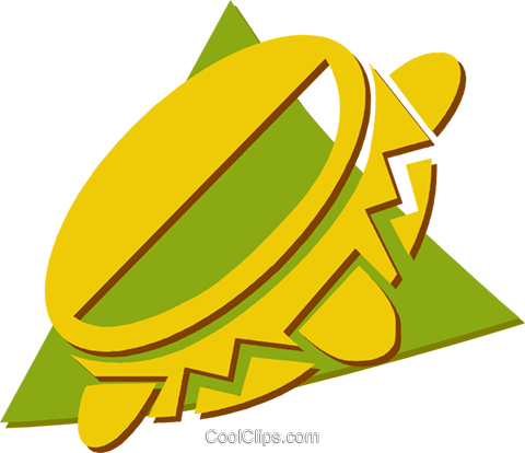 Tambourine Royalty Free Vector Clip Art Illustration - Pandeiro Em Png (480x414)