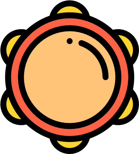 Tambourine Free Icon - Tambourine Free Icon (512x512)