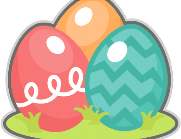 Easter Eggs Clipart Cute - Clip Art (640x480)
