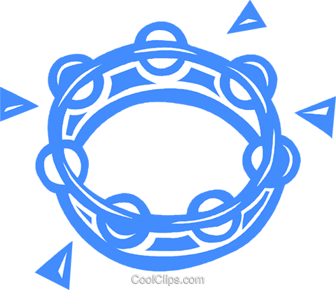 Tambourine Royalty Free Vector Clip Art Illustration - Circle (480x414)