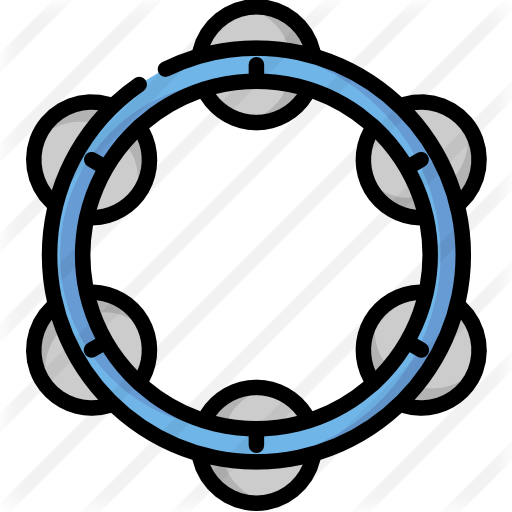 Tambourine Free Icon - Vector Graphics (512x512)