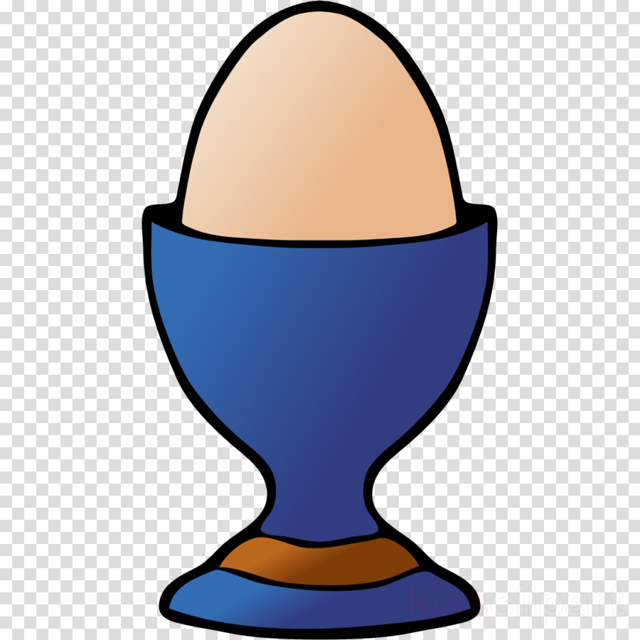 Egg Cup Clipart Red Easter Egg Egg Cups Clip Art - Coffee Bean Black White Png (900x900)