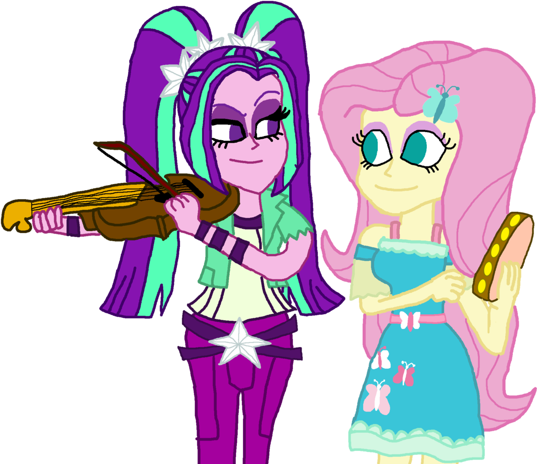 Aria Blaze, Ariashy, Artist - Cartoon (1109x1024)