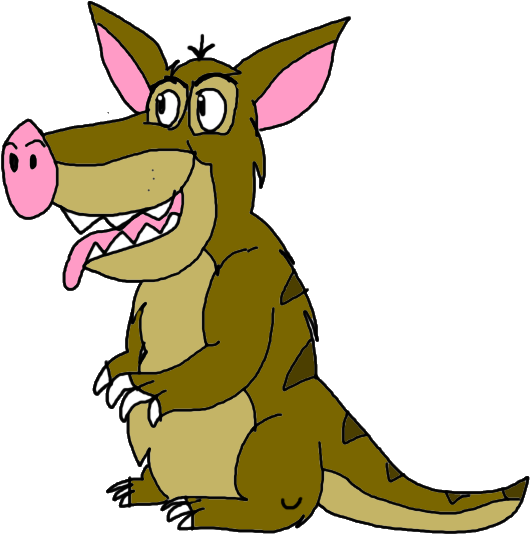 Aardvark-like Beast By Kallytoonsstudios - Cartoon (579x582)