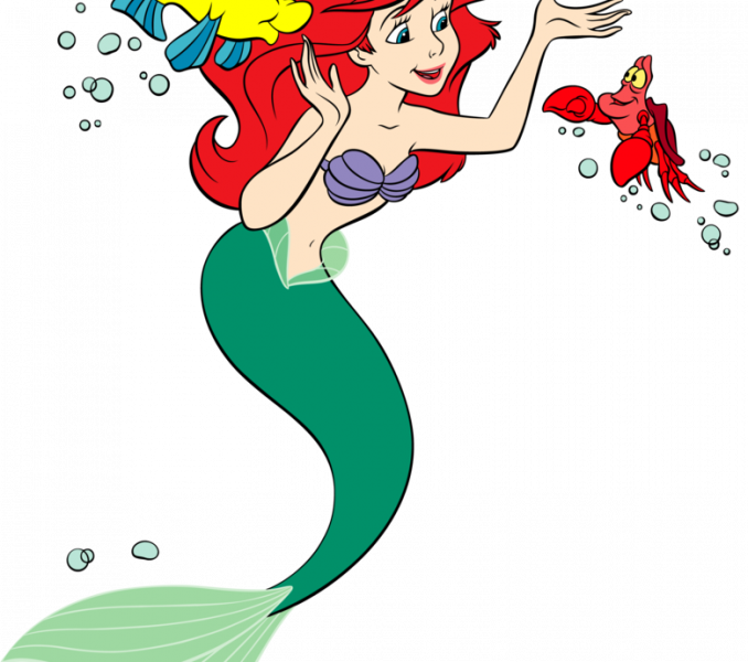 Little Mermaid Vector Free Download Collection Of Free - Little Mermaid Free Vector (678x600)