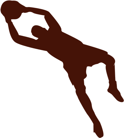 Soccer Goalkeeper Silhouette Transparent - Illustration (512x512)