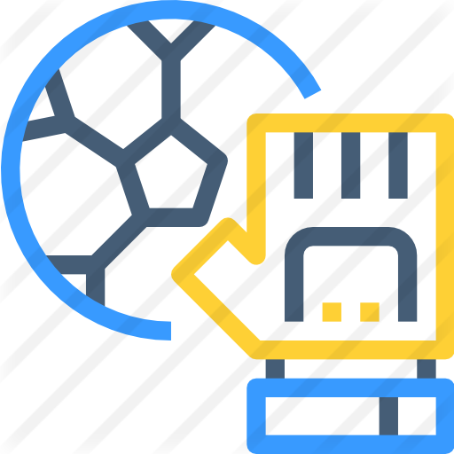 Goalkeeper Free Icon - Easy Soccer Trophy Drawing (512x512)