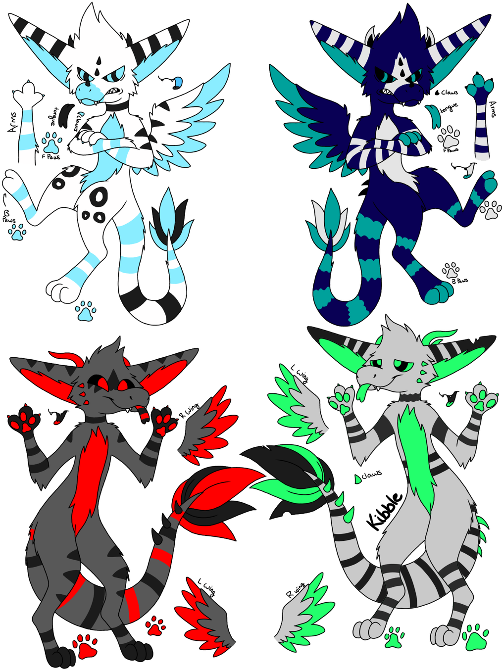 Chibifuzzyfox Dutch Angel Dragon Raffle Pt 4 By Chibifuzzyfox - Illustration (1024x1367)