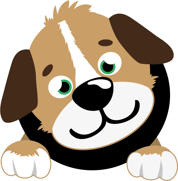 Spoggys Kopf Mit Pfoten Und Spoggy „o“ - Cartoon (578x589)