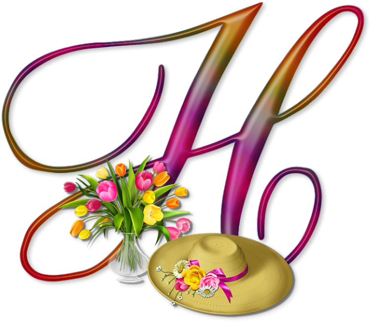 Fondos De Pantalla Y Mucho M - Gambar Huruf H Bunga (870x870)