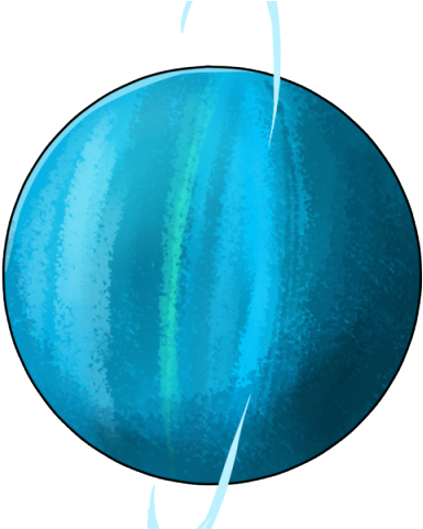 Indigo Clipart Uranus Planet - Uranus Png (640x480)