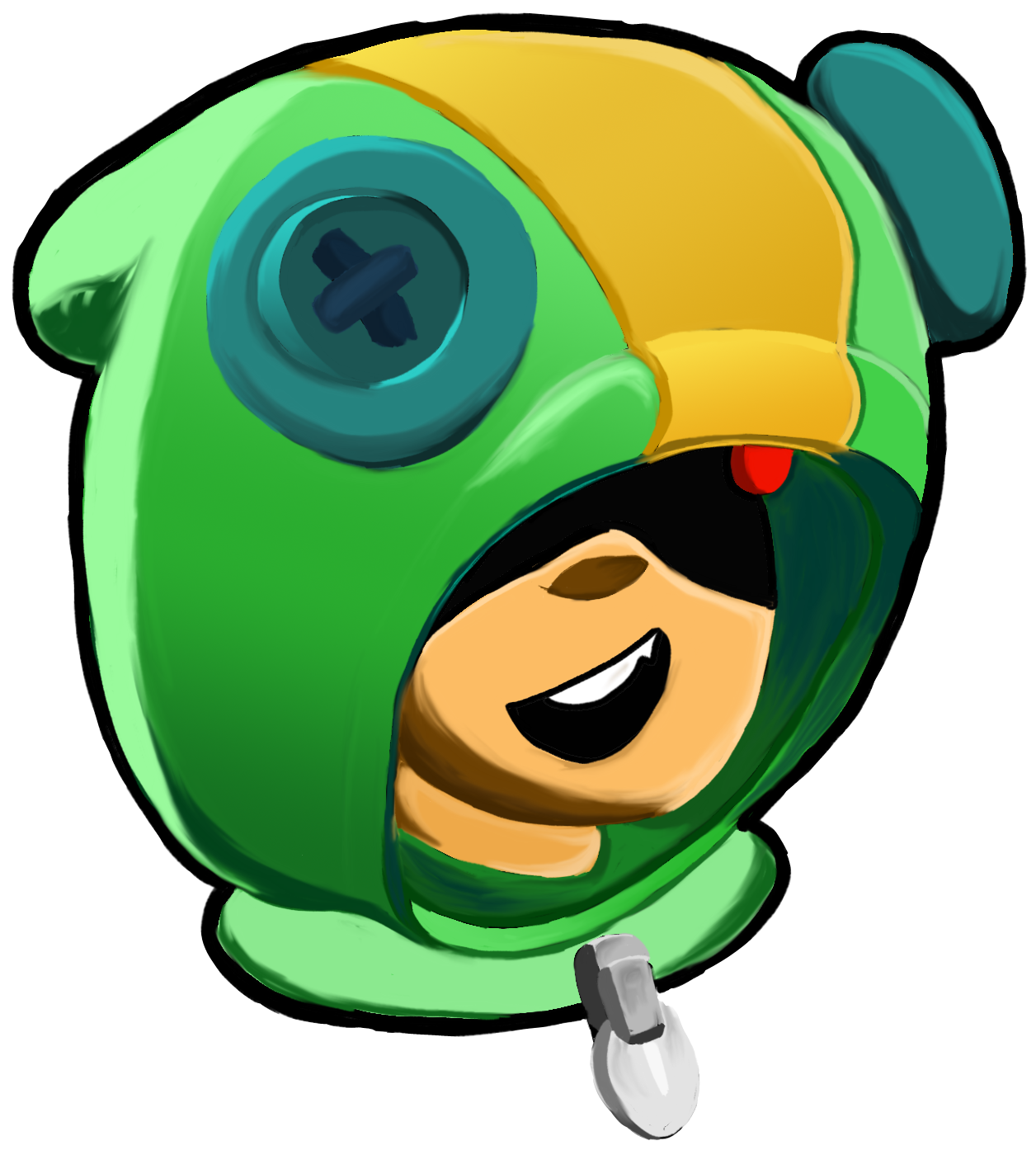 Art On New Bravler Leon - 荒野 亂 鬥 里昂 (1258x1412)