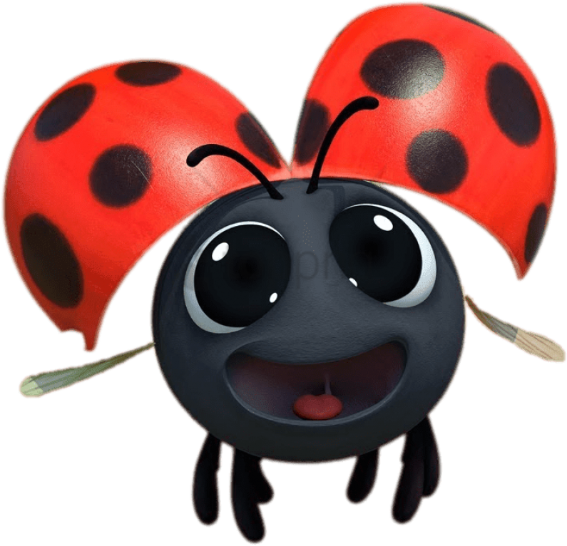Free Png Download Cat & Leon Lady The Ladybug Clipart - Cam And Leon Lady (851x781)