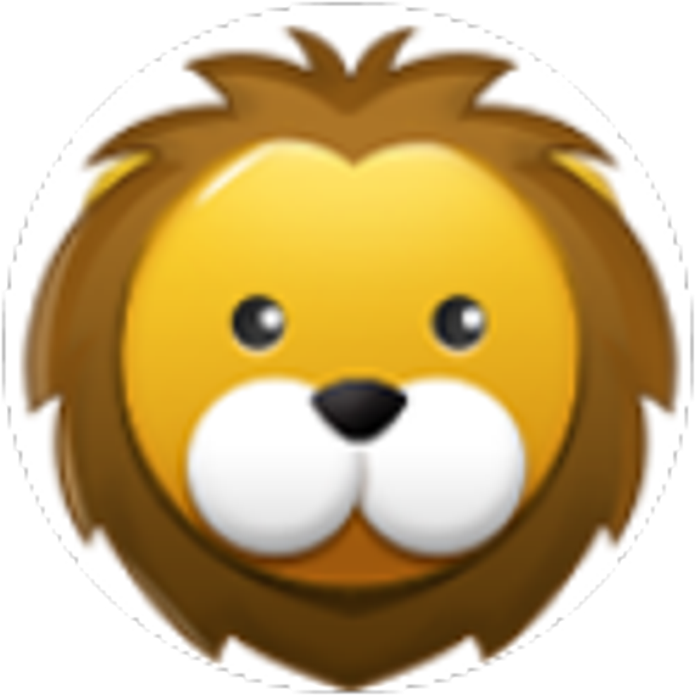 Leon Sticker - Animal Emoji (1024x1024)