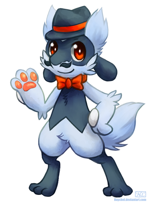 Fancy Leon - Riolu Cute Fan Art (525x700)