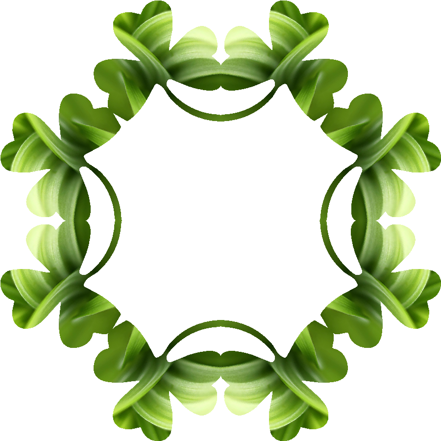 Clover Kaleidoscope, Made Using Dazzling Reflections - Clover Kaleidoscope, Made Using Dazzling Reflections (900x900)