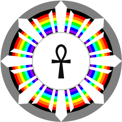 File - Ankh Dharmachakra - Svg - Disegni Geometrici Ottagono (512x512)