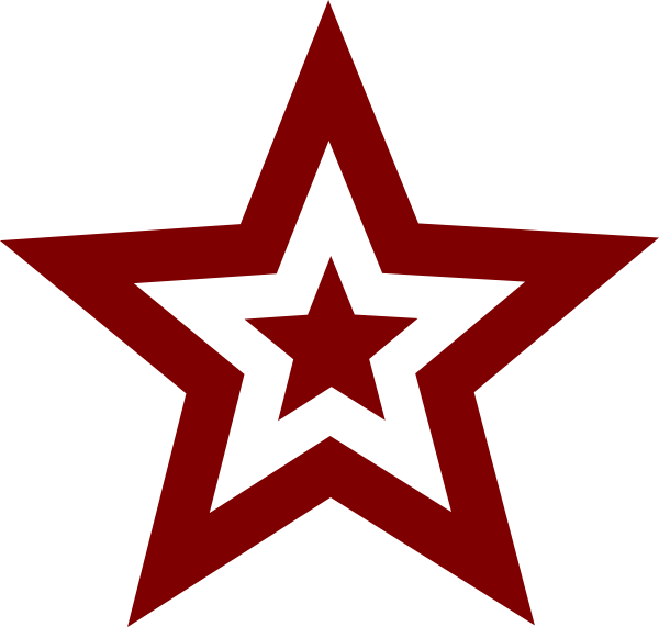 Star Clip Art At Clker - Western Star Clip Art (600x571)
