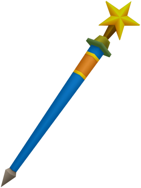 Kingdom Hearts Wiki Β - Icono Baston De Mago Png (449x600)