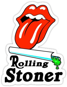 Rolling Stoner T Shirt Iron On Transfer - Rolling Stoner (375x360)