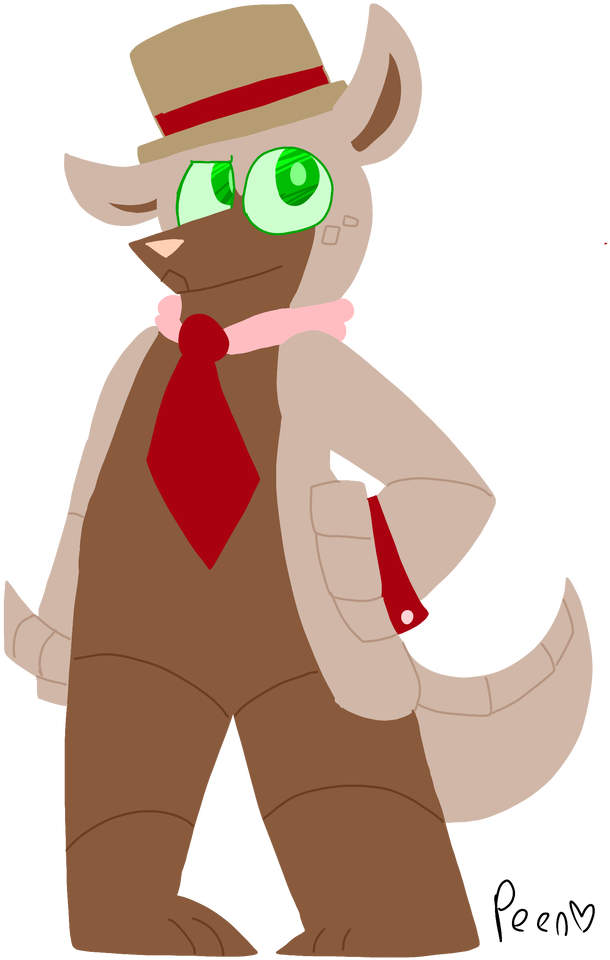 Andy The Armadillo By Peanutthechub - Illustration (762x1048)