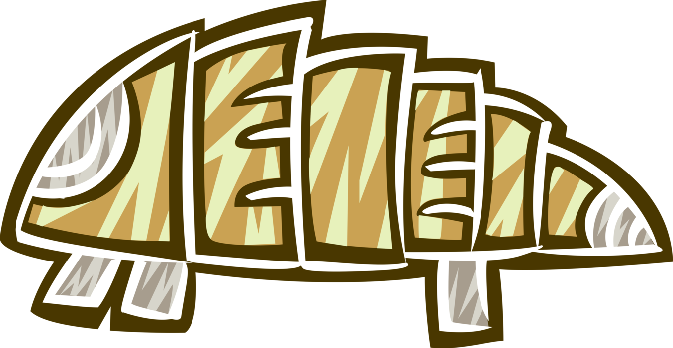 Vector Illustration Of Armadillo Animal Symbol - Vector Illustration Of Armadillo Animal Symbol (1353x700)