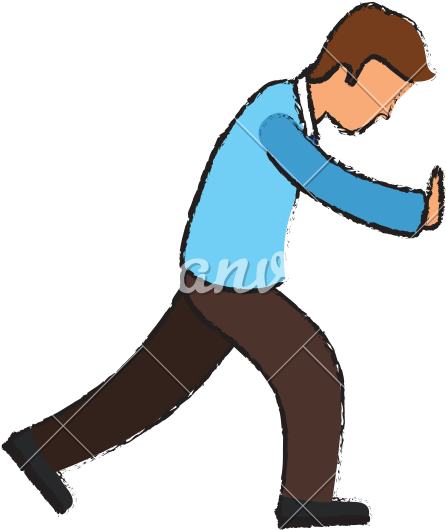 Kids Pushing Clip Art - Kids Pushing Clip Art (800x800)