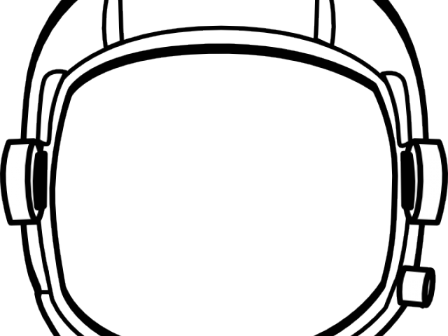Mask Clipart Astronaut - Astronaut Helmet Drawing (640x480)