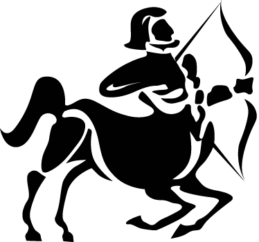 Horoscope Sagittarius Wall Sticker - Sign Is A Sagittarius (374x350)