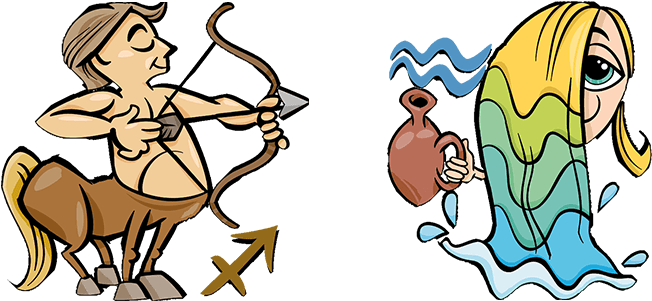 Sagittarius And Aquarius Compatibility - Sternzeichen Schütze Und Wassermann (750x300)
