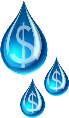 All Living Things Including People Need Water To Survive - Water Droplet (486x485)