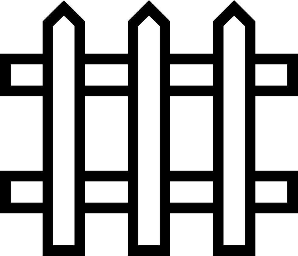 980 X 842 4 - White Picket Fence Icon (980x842)
